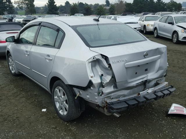 3N1AB61E09L620944 - 2009 NISSAN SENTRA 2.0 SILVER photo 3