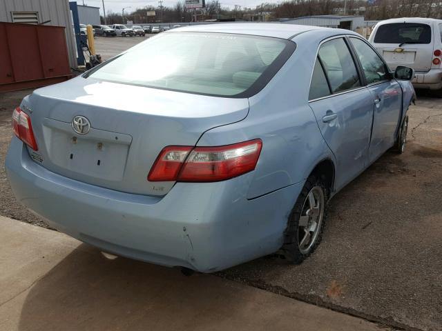 4T1BE46K47U614574 - 2007 TOYOTA CAMRY NEW BLUE photo 4