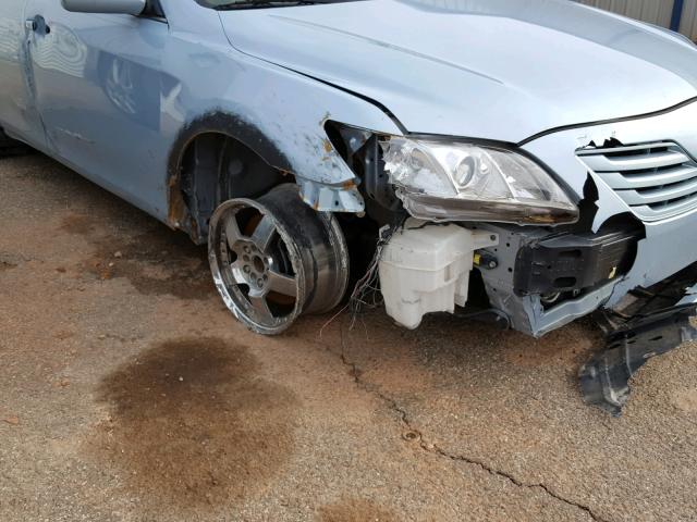 4T1BE46K47U614574 - 2007 TOYOTA CAMRY NEW BLUE photo 9