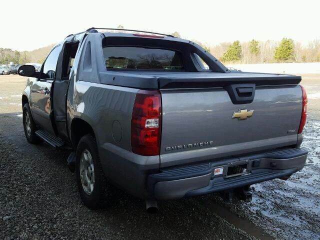 3GNFK12377G266548 - 2007 CHEVROLET AVALANCHE GRAY photo 3