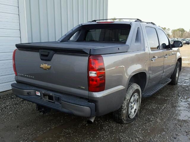 3GNFK12377G266548 - 2007 CHEVROLET AVALANCHE GRAY photo 4