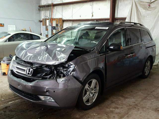 5FNRL5H94CB045978 - 2012 HONDA ODYSSEY TO GRAY photo 2