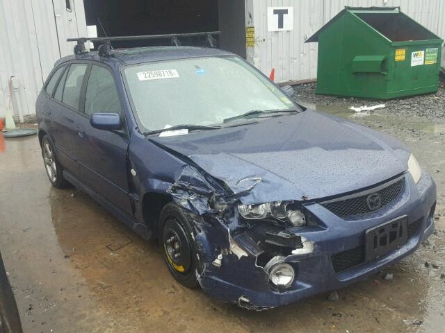 JM1BJ245331160508 - 2003 MAZDA PROTEGE PR BLUE photo 1