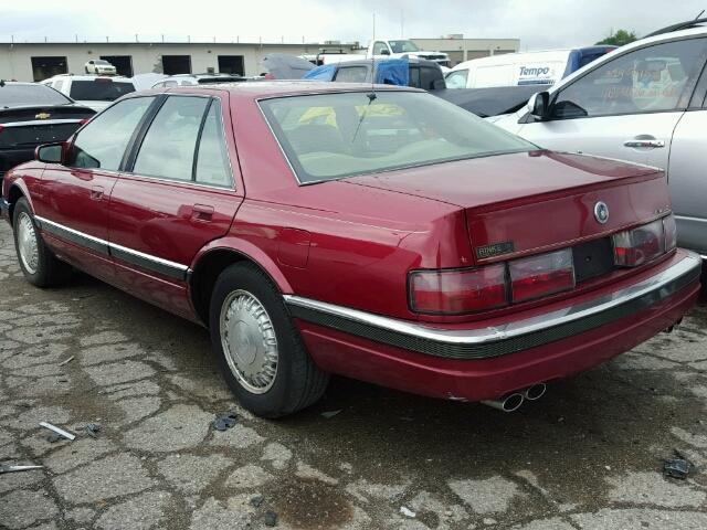 1G6KS52B6PU818241 - 1993 CADILLAC SEVILLE RED photo 3