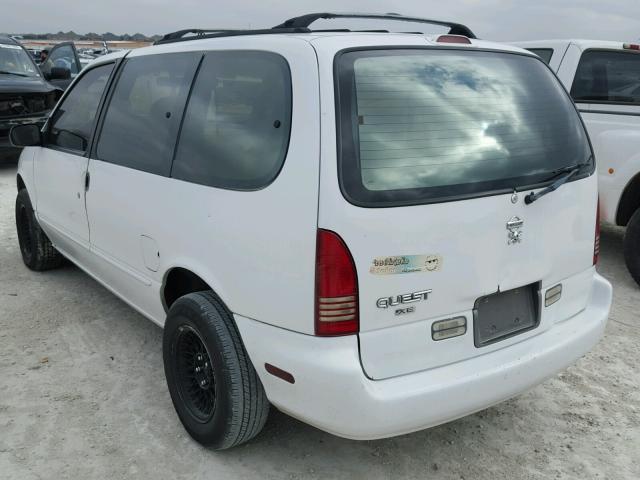 4N2DN1112VD856915 - 1997 NISSAN QUEST XE WHITE photo 3