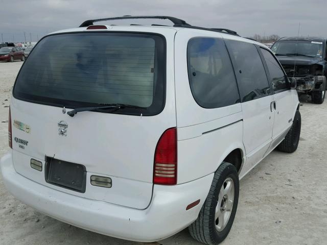 4N2DN1112VD856915 - 1997 NISSAN QUEST XE WHITE photo 4