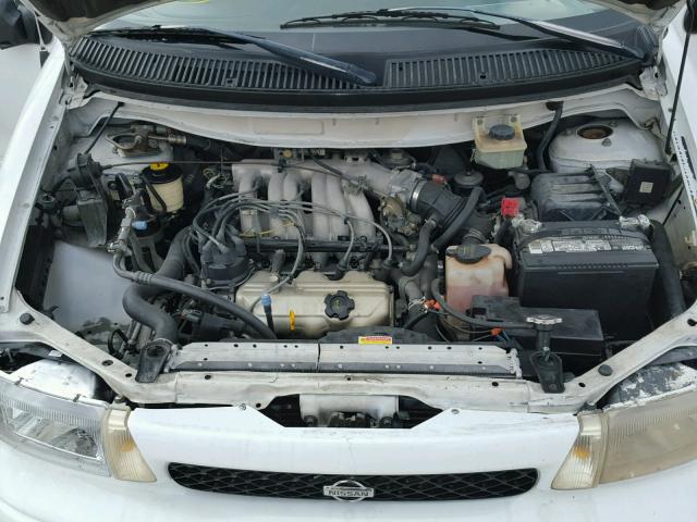 4N2DN1112VD856915 - 1997 NISSAN QUEST XE WHITE photo 7