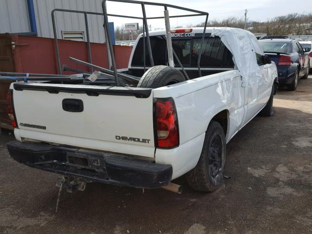 1GCEC19Z37Z162652 - 2007 CHEVROLET SILVERADO WHITE photo 4