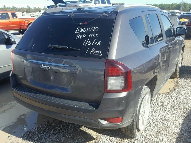 1C4NJCBA0GD524861 - 2016 JEEP COMPASS SP GRAY photo 4