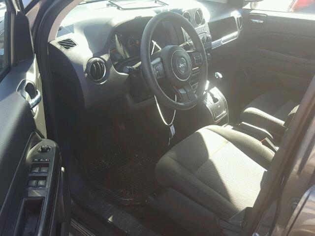 1C4NJCBA0GD524861 - 2016 JEEP COMPASS SP GRAY photo 9