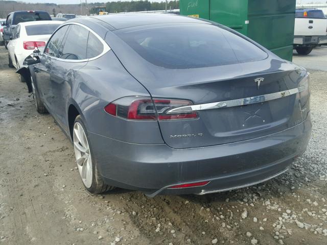 5YJSA1DP5DFP16564 - 2013 TESLA MODEL S CHARCOAL photo 3