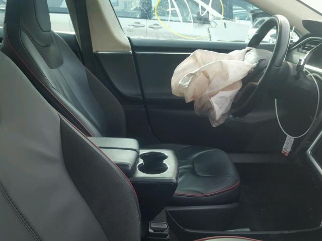 5YJSA1DP5DFP16564 - 2013 TESLA MODEL S CHARCOAL photo 5