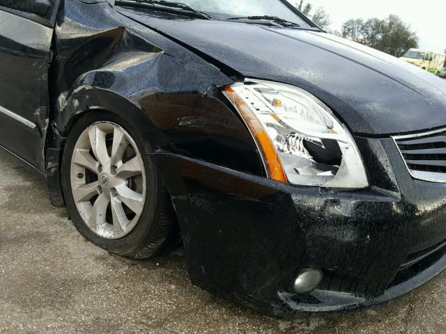 3N1AB6APXBL683637 - 2011 NISSAN SENTRA 2.0 BLACK photo 9