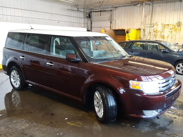 2FMEK62C59BA19063 - 2009 FORD FLEX SEL MAROON photo 1