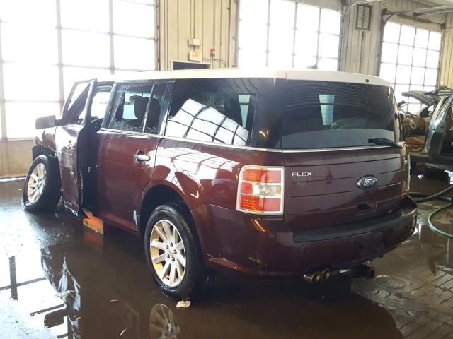 2FMEK62C59BA19063 - 2009 FORD FLEX SEL მუქწითელი ფოტო 3