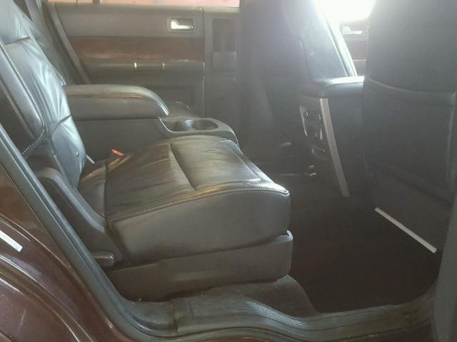 2FMEK62C59BA19063 - 2009 FORD FLEX SEL მუქწითელი ფოტო 6