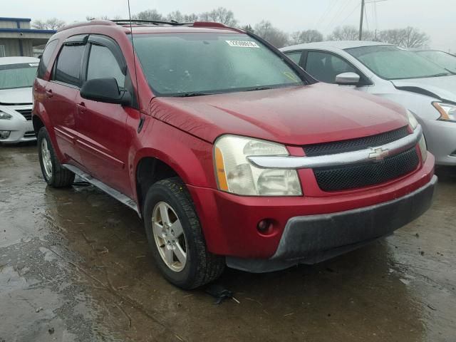 2CNDL63F856047153 - 2005 CHEVROLET EQUINOX LT RED photo 1