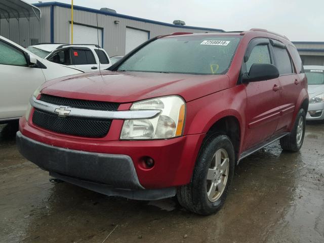 2CNDL63F856047153 - 2005 CHEVROLET EQUINOX LT RED photo 2