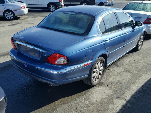 SAJEA51D92XC33035 - 2002 JAGUAR X-TYPE 2.5 BLUE photo 4