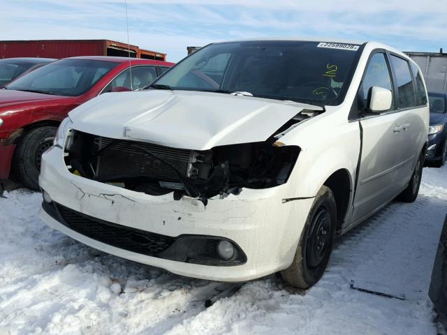 2C4RDGDG5CR317648 - 2012 DODGE GRAND CARA WHITE photo 2