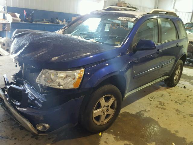 2CKDL73F776109311 - 2007 PONTIAC TORRENT BLUE photo 2