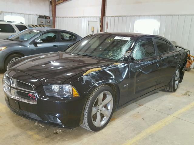 2C3CDXCT3DH678683 - 2013 DODGE CHARGER R/ BLACK photo 2