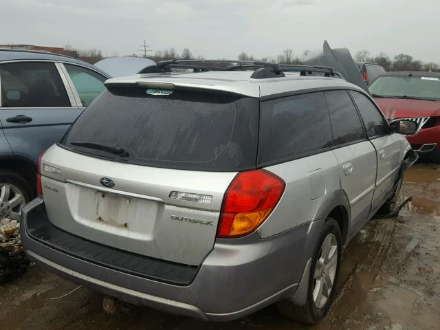 4S4BP86C964335257 - 2006 SUBARU LEGACY OUT SILVER photo 4