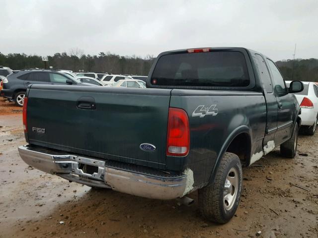 1FTRX18L21NA48109 - 2001 FORD F150 GREEN photo 4