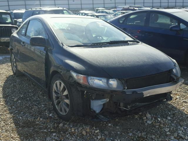 2HGFG12829H524176 - 2009 HONDA CIVIC EX BLACK photo 1