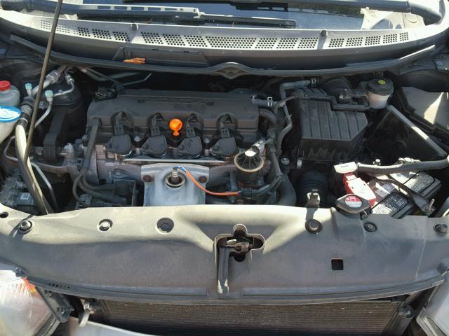 2HGFG12829H524176 - 2009 HONDA CIVIC EX შავი ფოტო 7