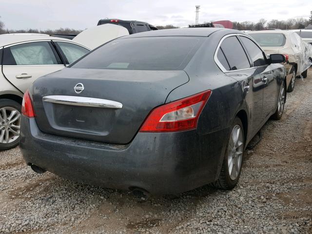 1N4AA51E59C845257 - 2009 NISSAN MAXIMA S BLUE photo 4