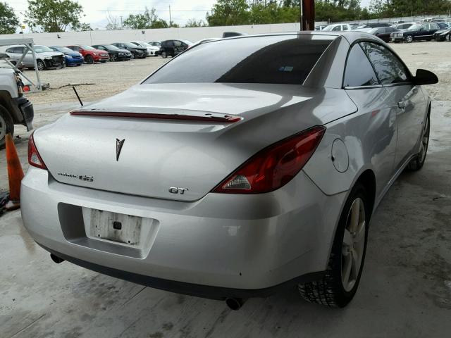 1G2ZH351674167585 - 2007 PONTIAC G6 GT GRAY photo 4