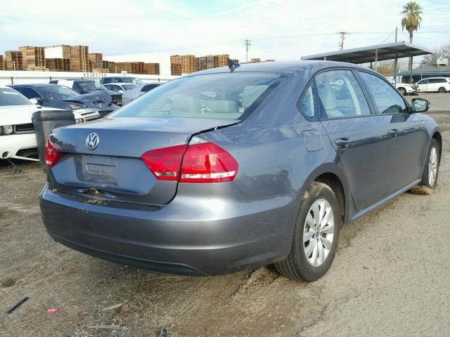 1VWAT7A39EC095531 - 2014 VOLKSWAGEN PASSAT S გრაფიტი ფოტო 4
