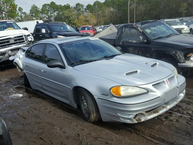 1G2NW52E03M637286 - 2003 PONTIAC GRAND AM G SILVER photo 1