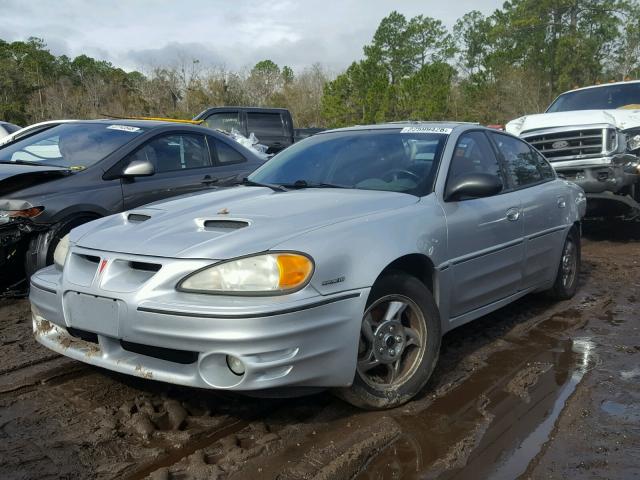 1G2NW52E03M637286 - 2003 PONTIAC GRAND AM G SILVER photo 2