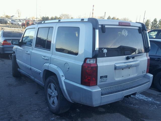 1J8HG58266C193823 - 2006 JEEP COMMANDER SILVER photo 3