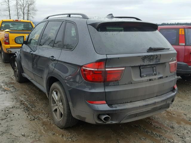 5UXZW0C56CL672207 - 2012 BMW X5 XDRIVE3 GRAY photo 3