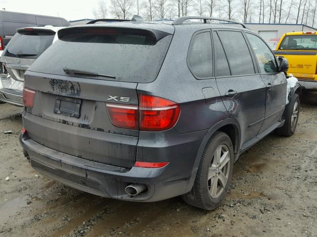 5UXZW0C56CL672207 - 2012 BMW X5 XDRIVE3 GRAY photo 4