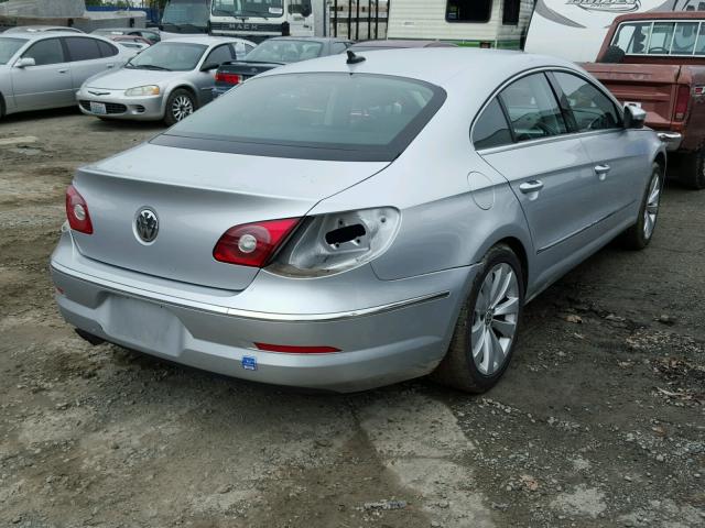 WVWML93C79E536186 - 2009 VOLKSWAGEN CC SPORT GRAY photo 4