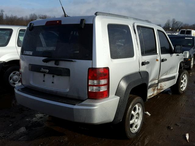 1J4PN2GK9BW566770 - 2011 JEEP LIBERTY SP GRAY photo 4