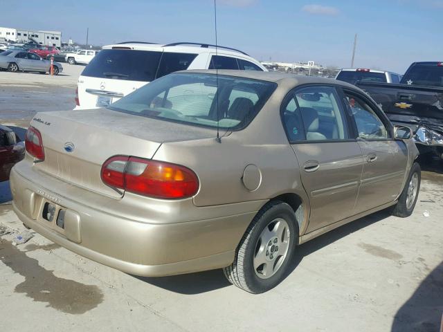 1G1NE52J03M574341 - 2003 CHEVROLET MALIBU LS GOLD photo 4