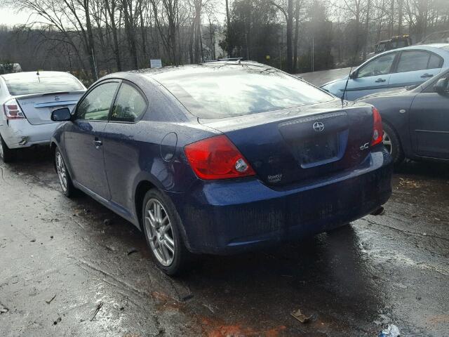 JTKDE167650024445 - 2005 TOYOTA SCION TC BLUE photo 3