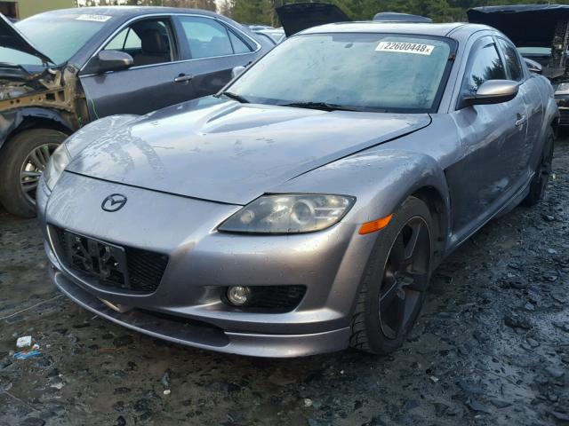 JM1FE173750160482 - 2005 MAZDA RX8 GRAY photo 2