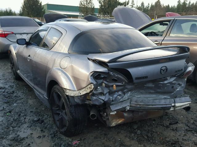 JM1FE173750160482 - 2005 MAZDA RX8 GRAY photo 3