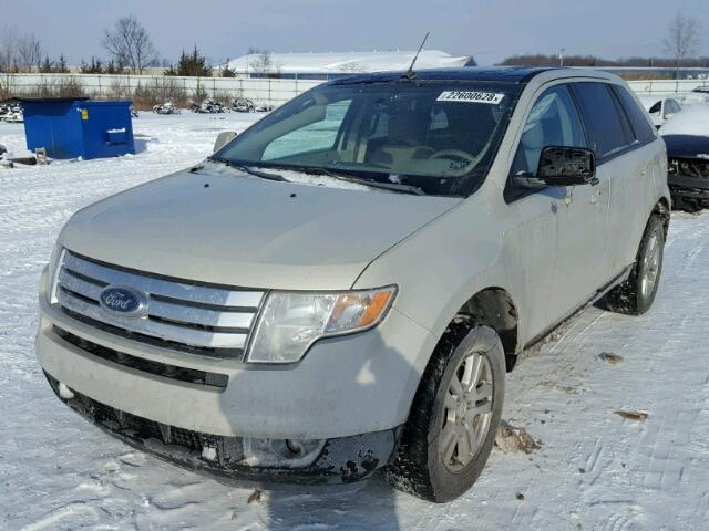 2FMDK49C87BA88378 - 2007 FORD EDGE SEL P WHITE photo 2