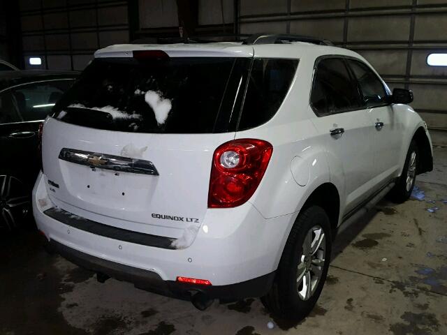 2GNFLGE5XC6352195 - 2012 CHEVROLET EQUINOX LT WHITE photo 4