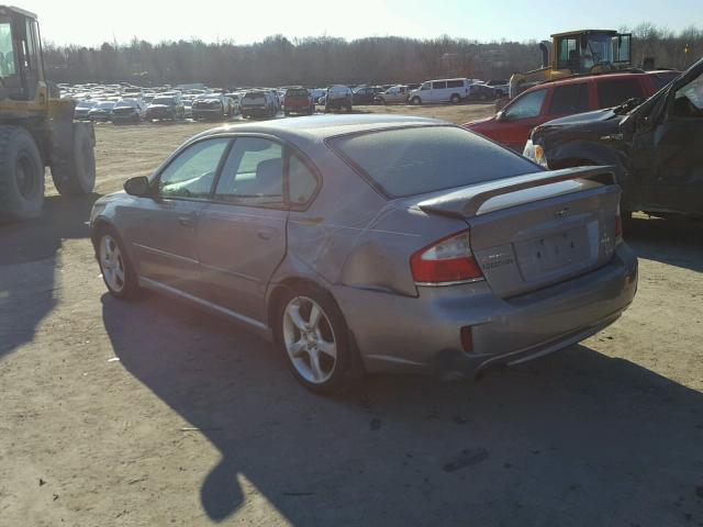 4S3BL616387214652 - 2008 SUBARU LEGACY 2.5 GRAY photo 3