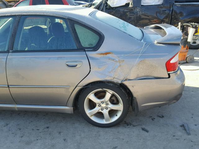 4S3BL616387214652 - 2008 SUBARU LEGACY 2.5 GRAY photo 9