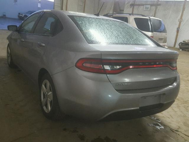 1C3CDFBA4GD623266 - 2016 DODGE DART SXT SILVER photo 3