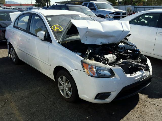 KNADH4A38B6939307 - 2011 KIA RIO BASE WHITE photo 1